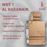 Al Haramain Amber Oud Eau De Parfum en espray de 2.0 onzas líquidas...