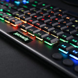 Redragon Teclado mecánico K619 Horus RGB, teclado para juegos con c...