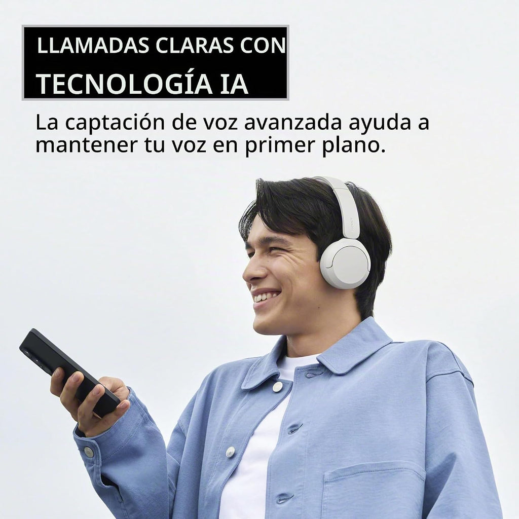 Sony WH-CH530 - Auriculares inalámbricos Bluetooth con micrófono, color
