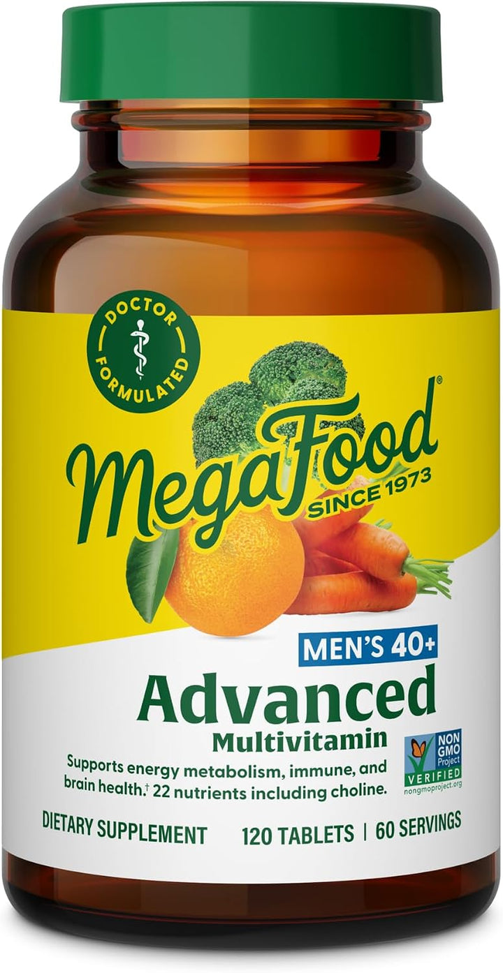 MegaFood Multivitamínico avanzado para hombres de 40+ - Formulado p...