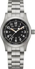 Hamilton Khaki Field Reloj mecánico para hombre, caja de acero inoxidable