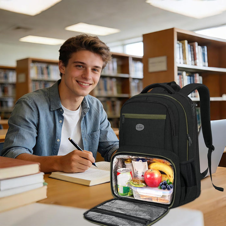 MATEIN Mochila para laptop para hombres con compartimento para el a...