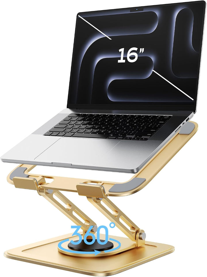 LOXP Soporte ajustable para laptop, soporte para computadora con ba...