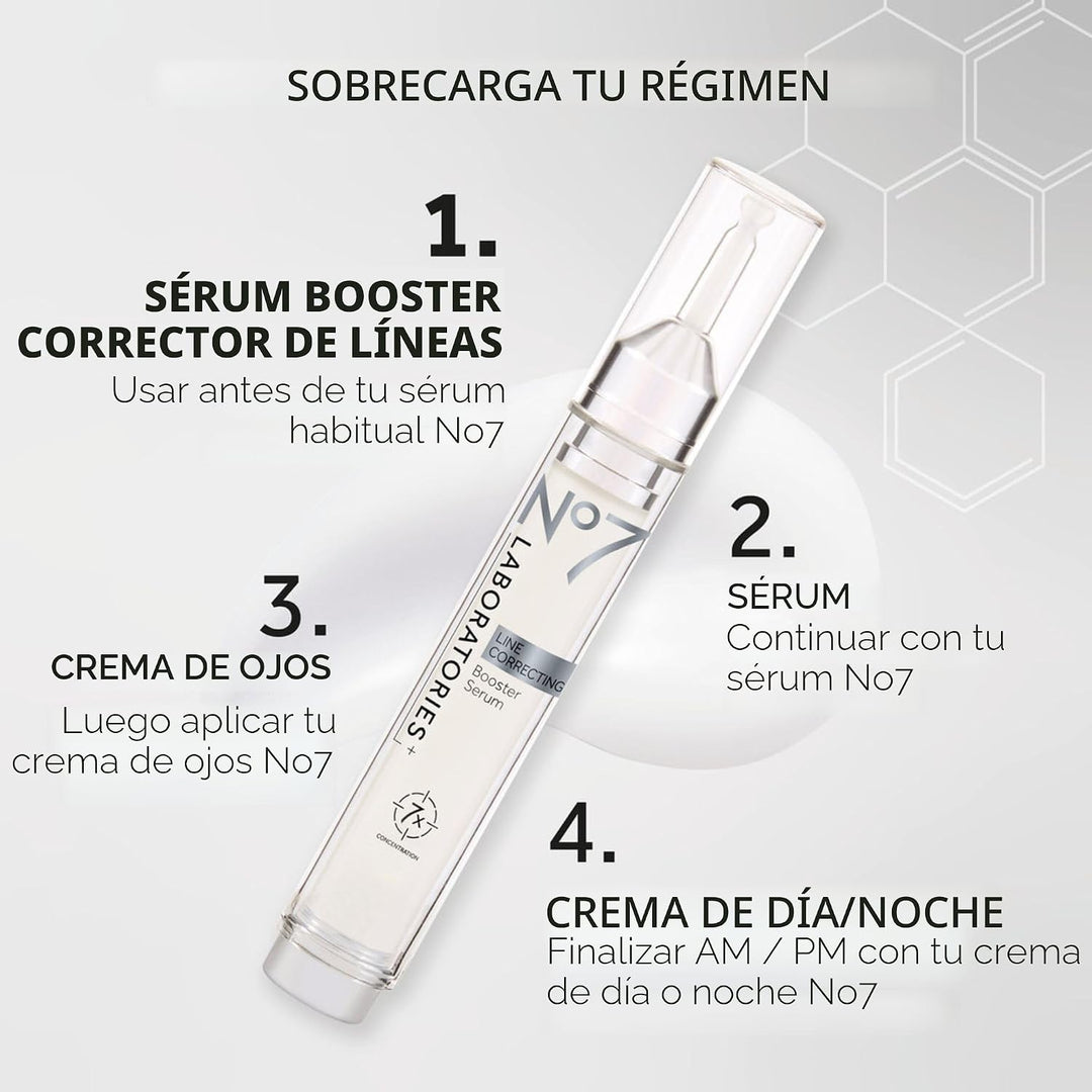 No7 Laboratories Suero potenciador corrector de líneas - Potente su...