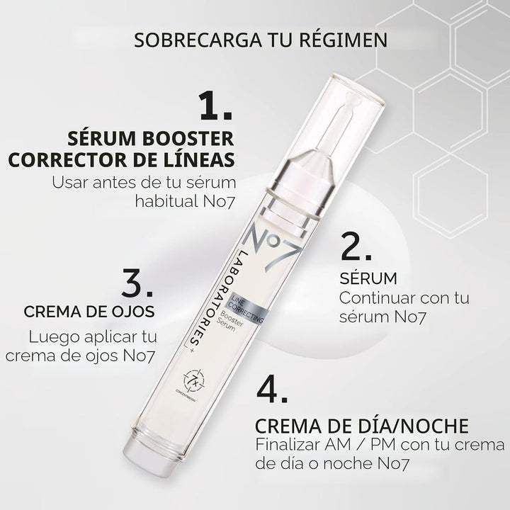 No7 Laboratories Suero potenciador corrector de líneas - Potente su...