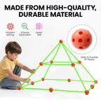 Tiny Land Kit de construcción Glow Fort para niños de 4 a 12 años, juguete