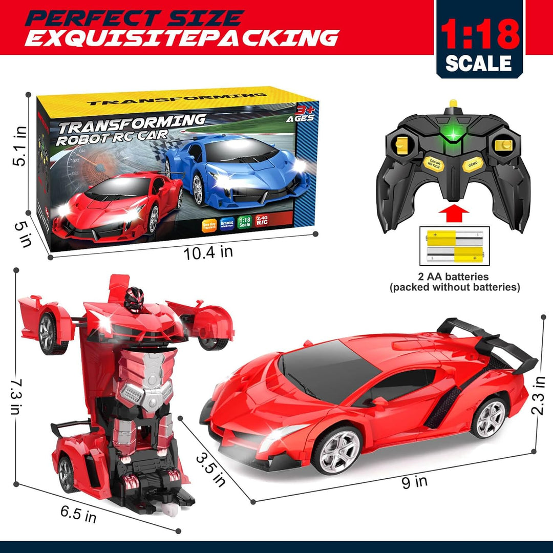 Dolanus Coche de Control Remoto - Coches RC de Robots Transformable...