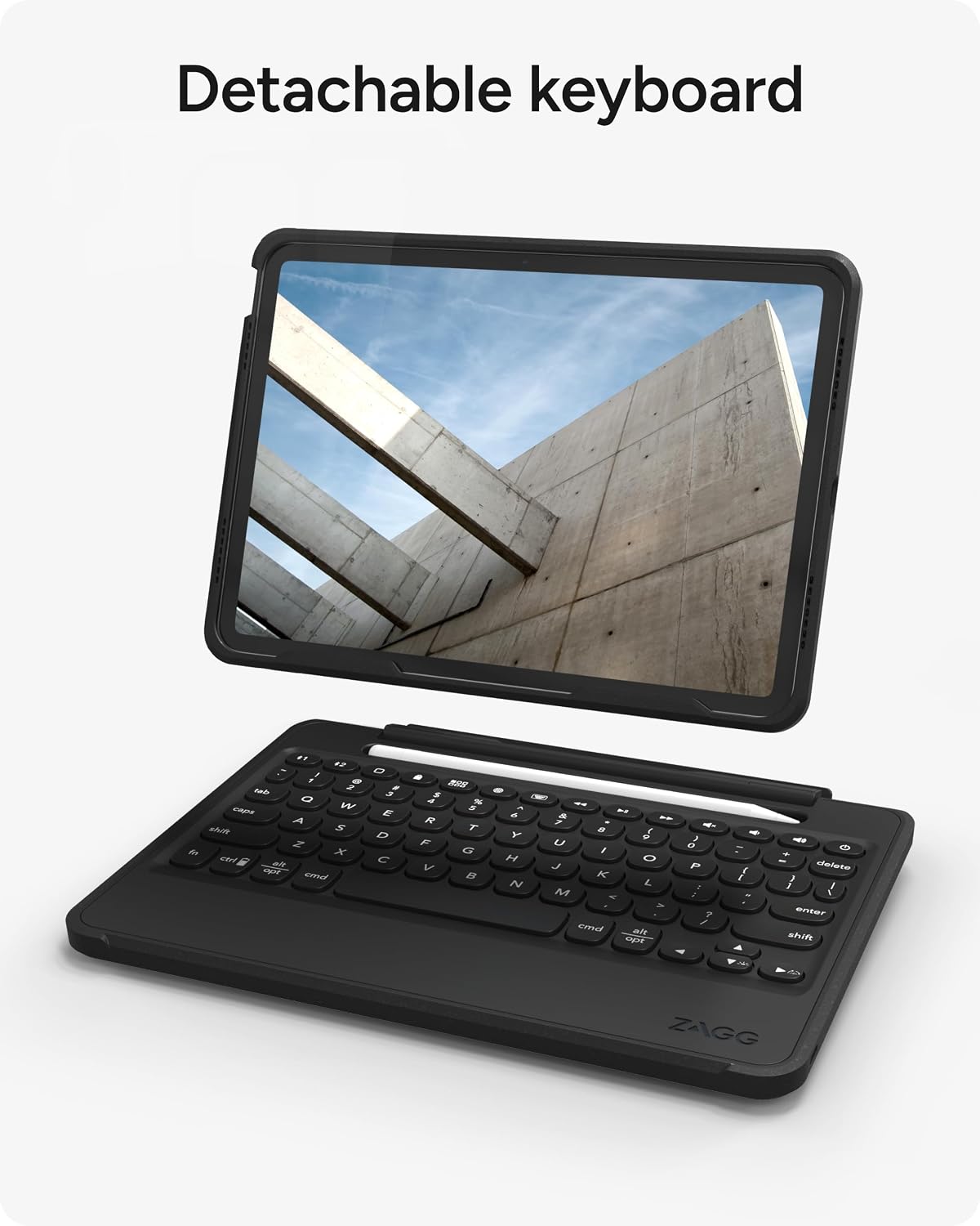ZAGG Rugged Book iPad 11" (A16)/ 10.9" (Gen 10) Funda con teclado