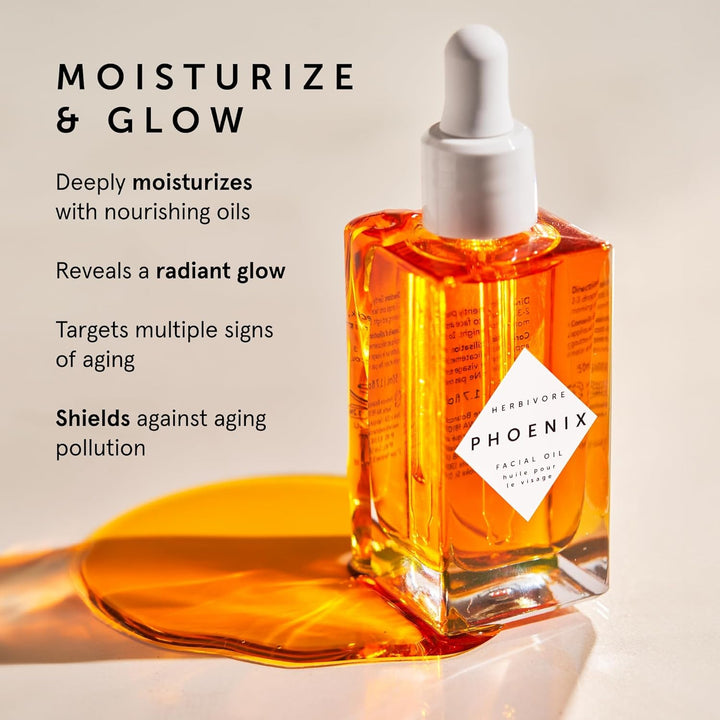 HERBIVORE Aceite facial antienvejecimiento de rosa mosqueta Phoenix...