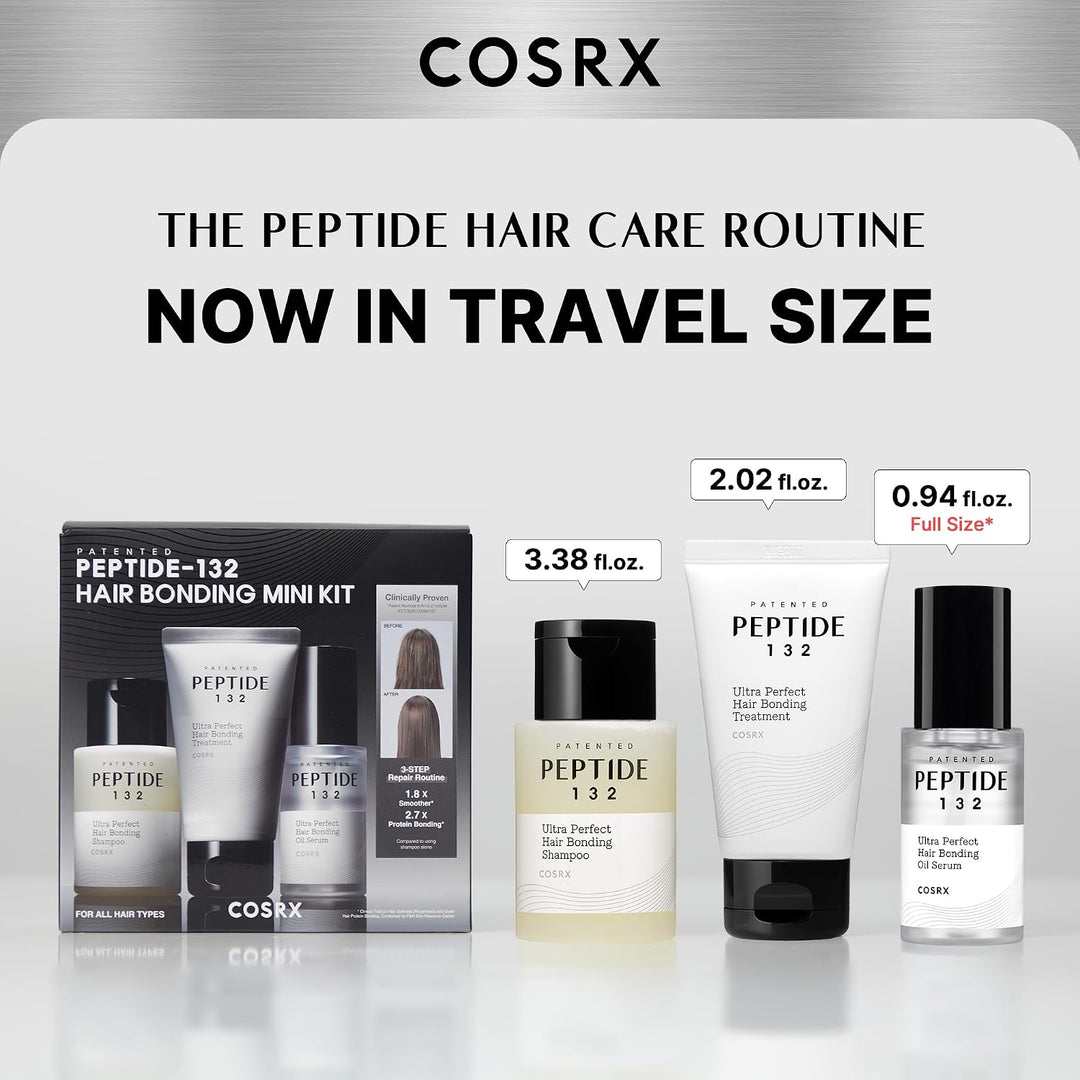 COSRX PEPTIDE-132 - Mini kit de vinculación para el cabello, champú...