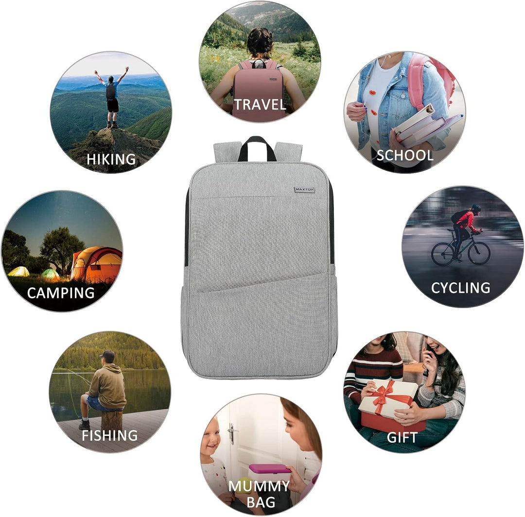 MAXTOP Mochila de almacenamiento profundo para computadora portátil...