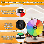 Rueda giratoria de 24" con soporte de metal resistente