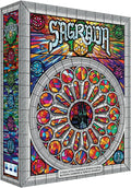 Juego de mesa Sagrada | Juego familiar para niños y adultos | Juego de estrategia de selección y colocación de dados | A partir de 10 años | 1 a 4 jugadores | por Floodgate Games