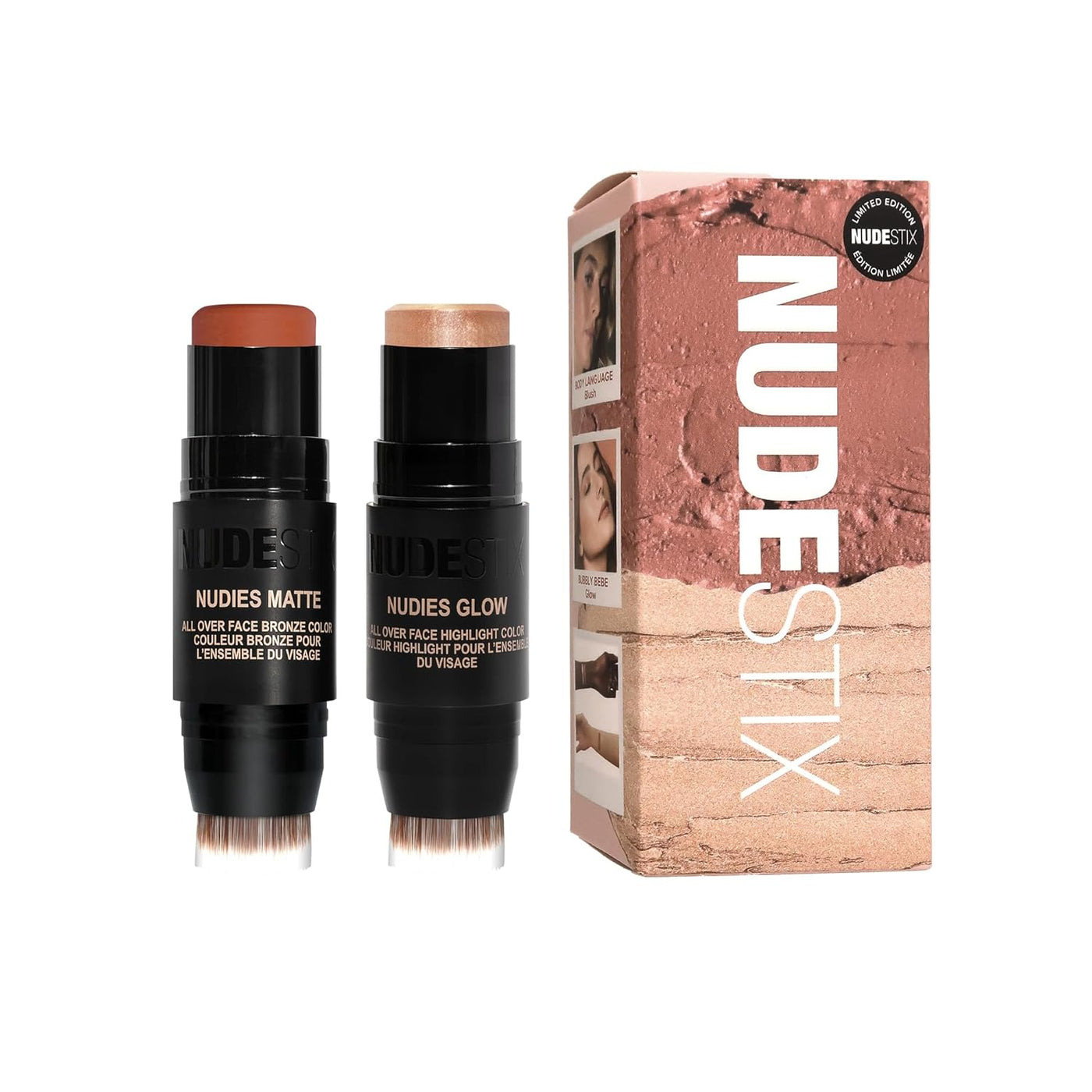 Nudestix Baby Nude Skin Kit \u2013 Dúo de rubor en crema de tamaño...