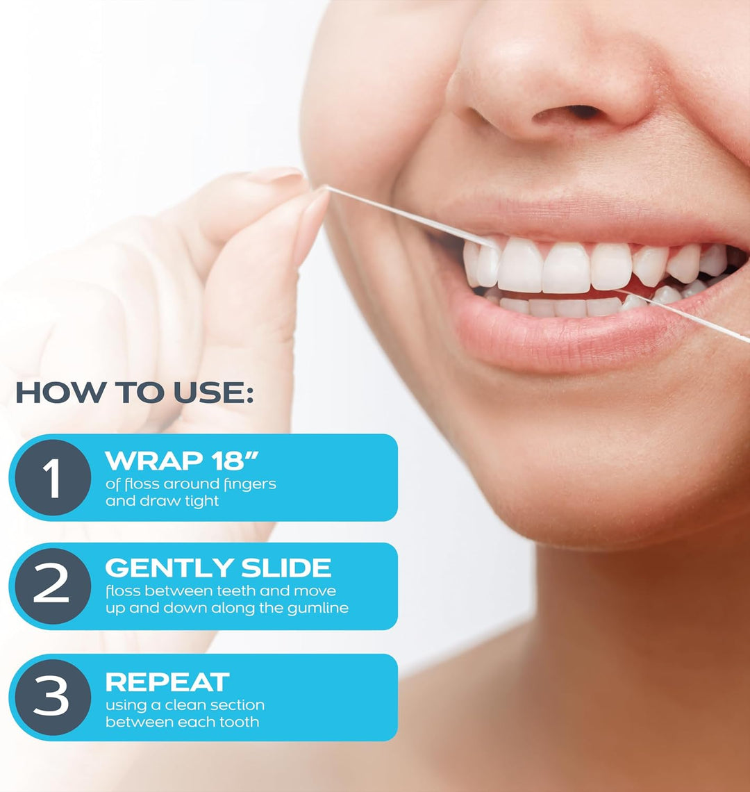 Dr. Tung's Smart Floss, 30 yardas, sabor cardamomo natural 1 ea...