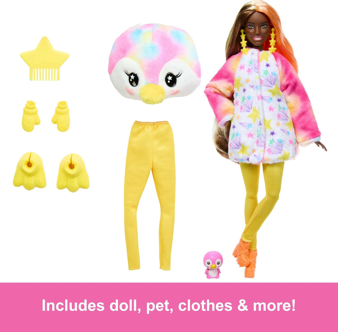 Muñeca y Accesorios Barbie Cutie Reveal, Serie Color Dream, Disfraz...