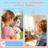 Walkie Talkies de video para niños paquete de 2 walkie
