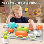 Kit de electrónica para niños de 5 a 7 años, kit de circuito científico de
