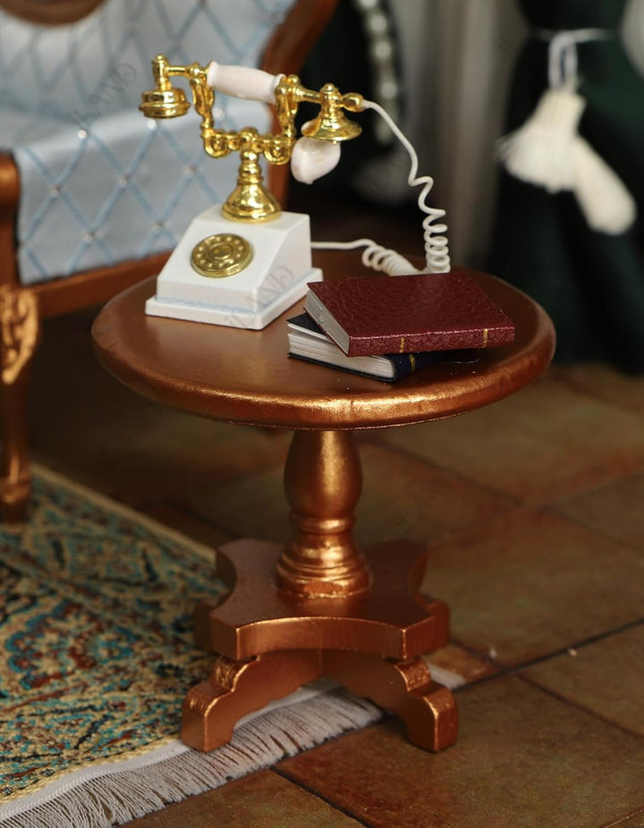 iLAND Juego de muebles de casa de muñecas victoriana, muebles y acc...