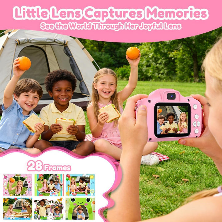 PROGRACE - Cámara digital para niños, 40MP FHD 1080P, cámara para n...