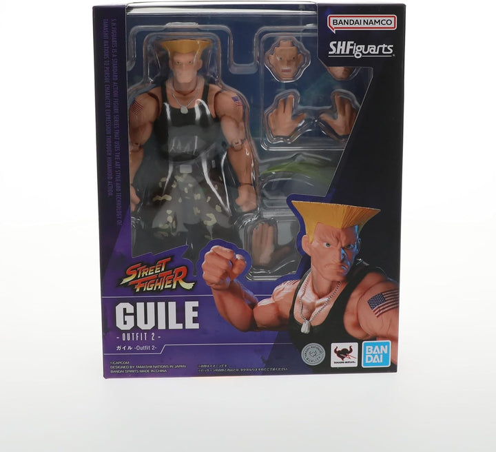 TAMASHII NATIONS - Street Fighter - Guile -Outfit 2-, Figura de acc...