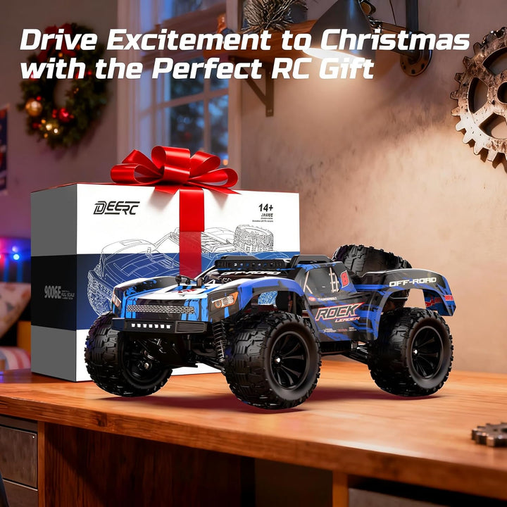 DEERC Autos RC 1\/12 de 45 KPH, Camión RC 4WD de Alta Velocidad de...