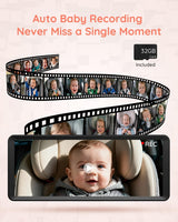 Babyvue BV3 MAX Monitor de bebé con cámara dual para automóvil con...