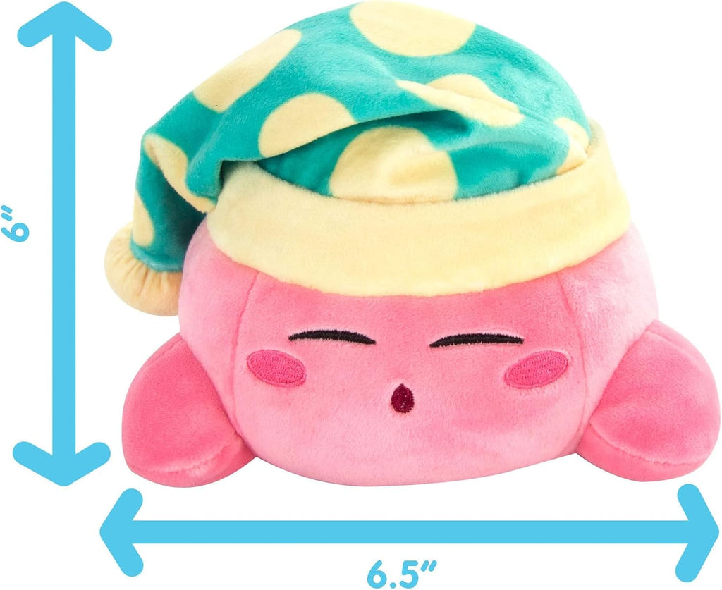 Club Mocchi Mocchi - Peluche de Kirby durmiendo, juguetes esponjosos de Kirby, animales de peluche coleccionables y lindos, regalos para juegos y decoración de sala de juegos