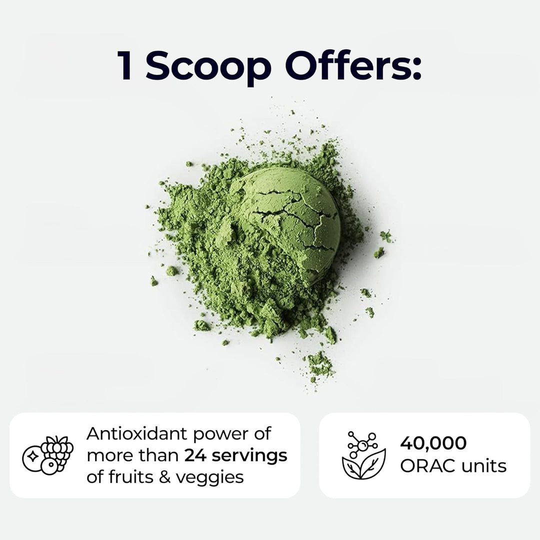 Paradise Herbs, Polvo de Superalimentos ORAC Energy Greens, Poder a...