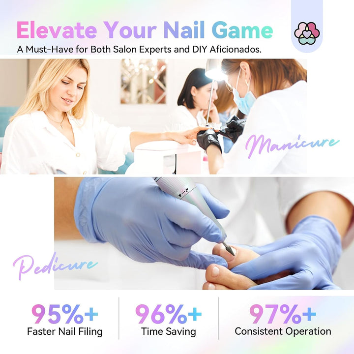SAVILAND Advance - Taladro de uñas para uñas acrílicas profesional:...
