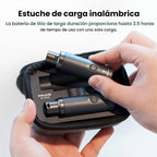 NUX B-3RC Sistema inalámbrico de micrófono de 2.4 GHz con estuche de carga