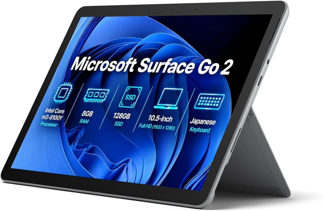 Tableta portátil Microsoft Surface Go 2 2 en 1, pantalla táctil FHD...