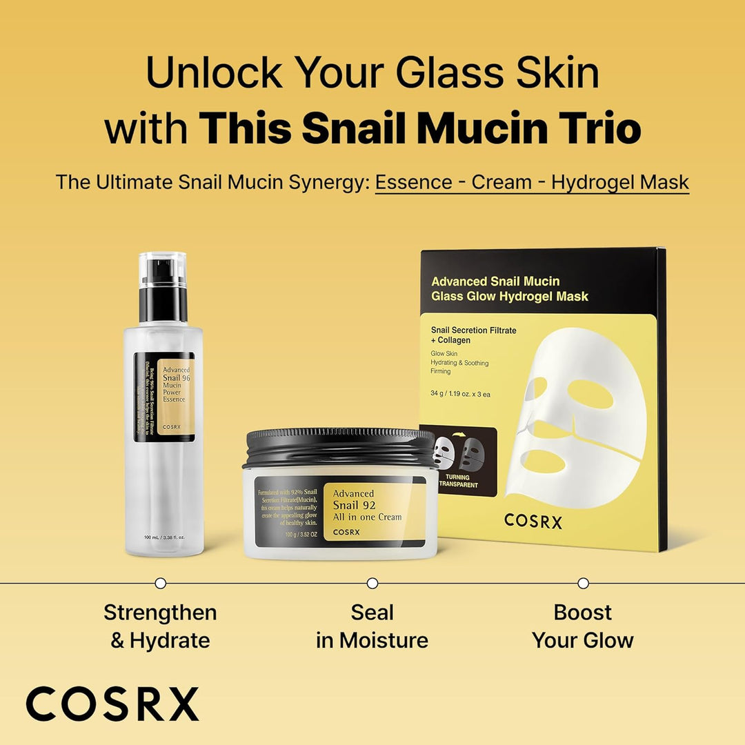 COSRX Snail 96% Mucin Power Essence 2ea y Retinol 0.1% Cream Mini S...