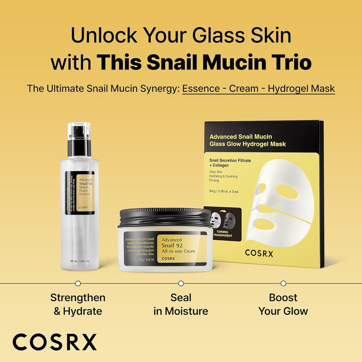 COSRX Sérum Reparador de Mucina de Caracol 100 ml, Sérum Facial Hid...