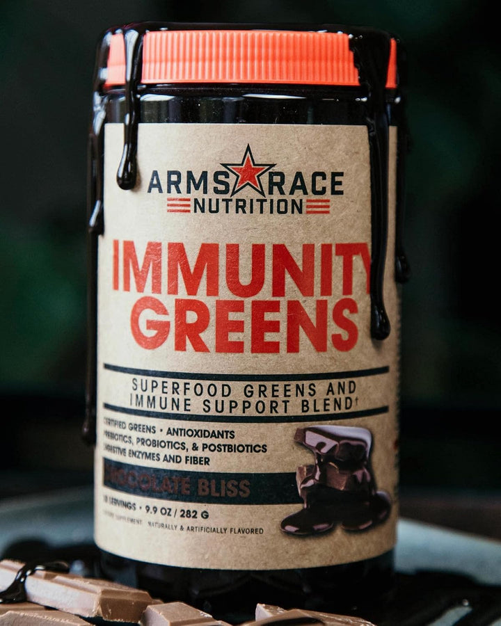 Arms Race Nutrition Immunity Greens Superfood Greens y mezcla de ap...