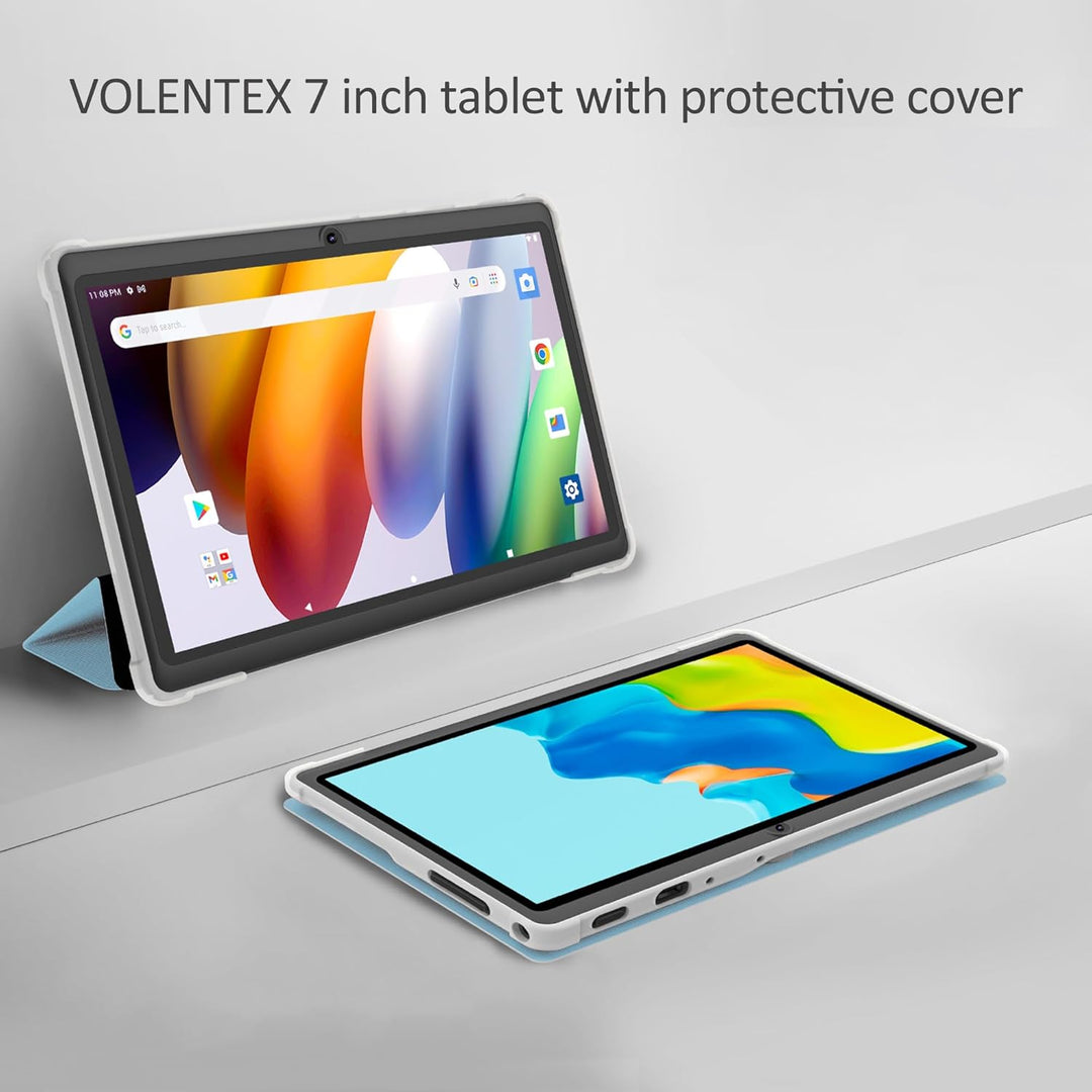 VOLENTEX Tablet de 7 pulgadas, Quad Core Android 13 OS, 32GB ROM, W...