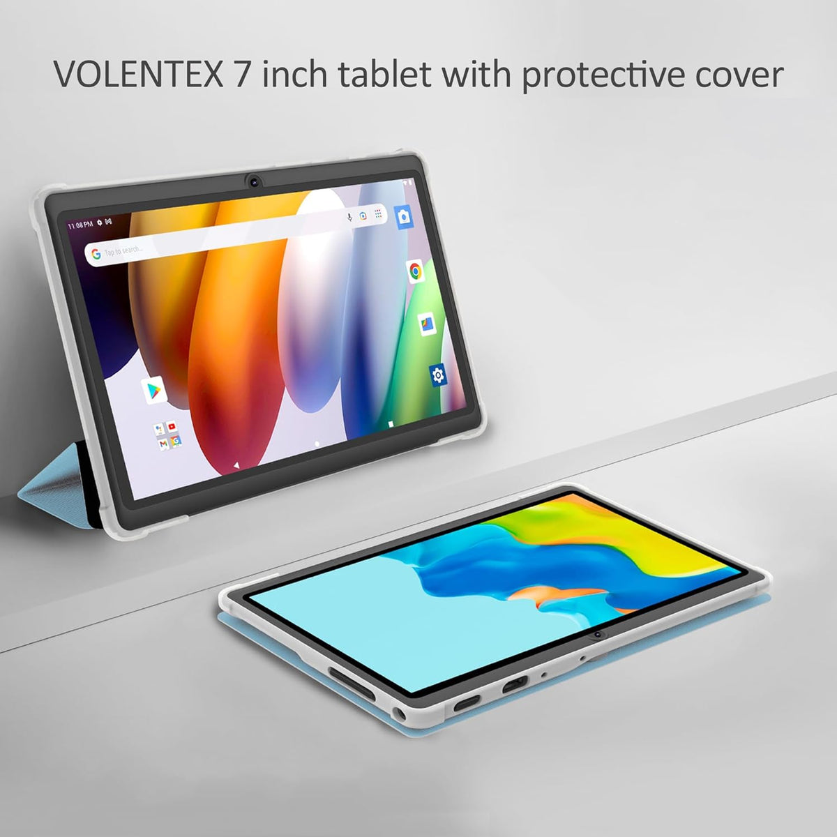 VOLENTEX Tablet de 7 pulgadas, Quad Core Android 13 OS, 32GB ROM, W...