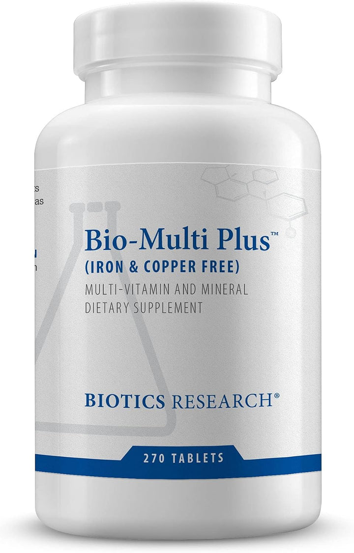 Biotics Research Bio Multi Plus Multivitamínico sin hierro y cobre,...