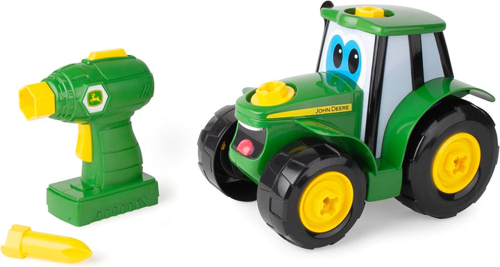 BUILD-A-BUDDY John Deere Tractor de juguete y taladro de juguete -...