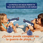 2Pcs Pistola de Agua Eléctrica para Niños y Adultos con Luz LED