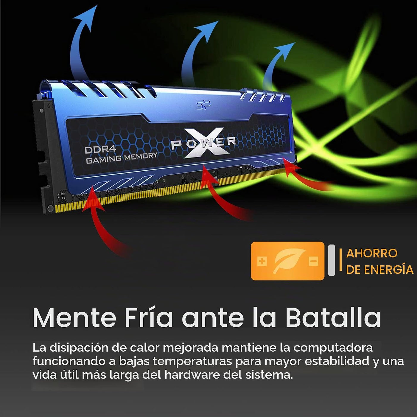 Silicon Power DDR4 32 GB (2 x 16 GB) Turbine 3200 MHz (PC4 25600) M...
