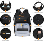 Mochila para laptop Maelstrom, para 15.6-17.3 pulgadas, mochila de viaje, Negro, 15,6 pulgadas