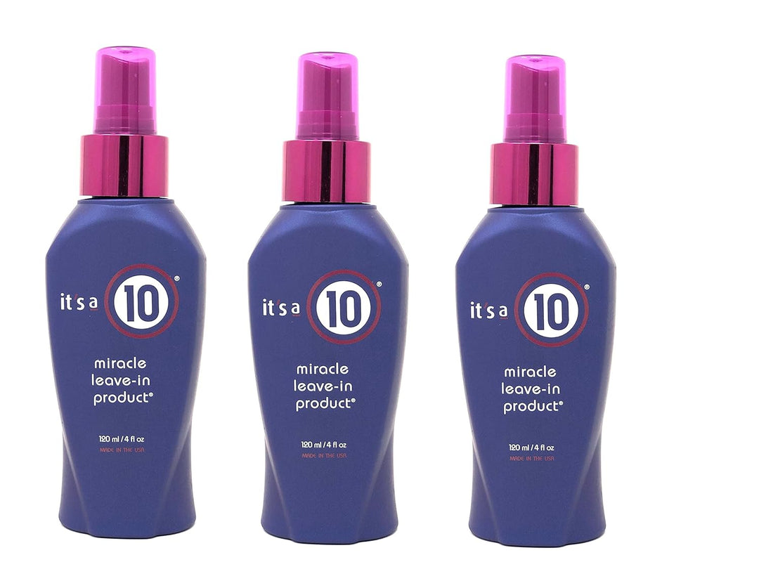 It's a 10 Haircare Miracle Leave-In producto, 4 onzas líquidas...