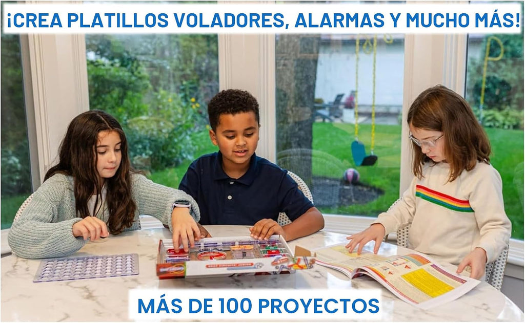 Kit para diseñar circuitos eléctricos Circuits Jr. SC-100, Negro