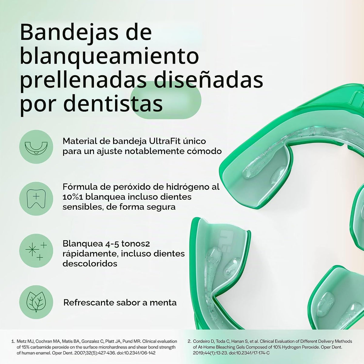 Opalescent Go 10% - Kit de bandejas blanqueadoras dentales precarga...