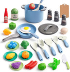 35 piezas de accesorios de juguete de cocina para niños, juego de c...