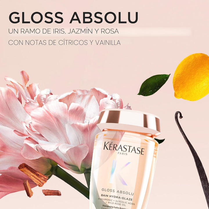 Kerastase Gloss Absolu - Champú antiencrespamiento de alto brillo -...