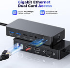 Rocketek Estación de acoplamiento para portátil Dell Dual HDMI+VGA con