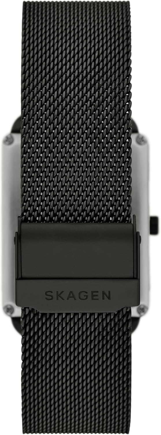 Skagen Hagen Reloj Rectangular de Acero Inoxidable para Hombre