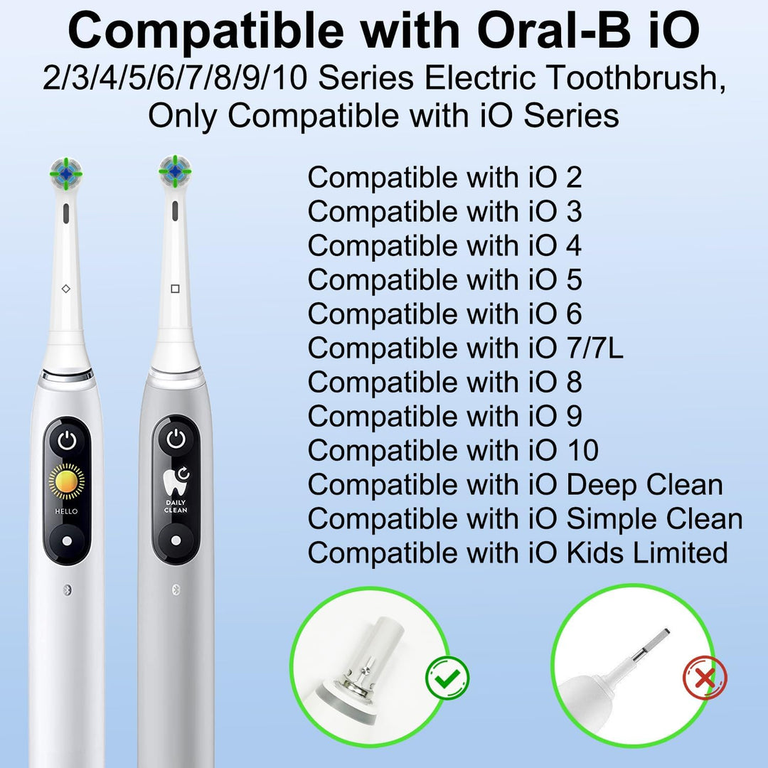 Qitizu Cabezales de repuesto compatibles con cepillo de dientes elé...